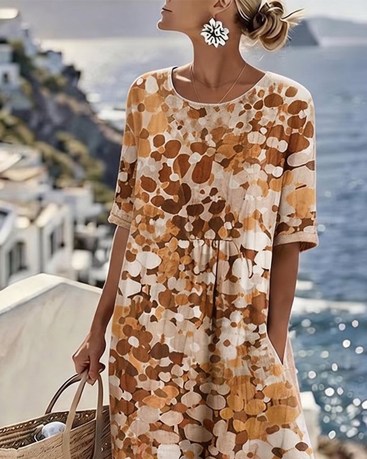 Adria - Midikleid in A-Linie mit weichem Griff