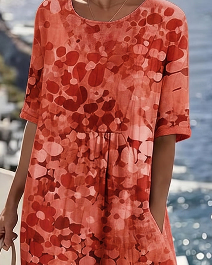 Adria - Midikleid in A-Linie mit weichem Griff