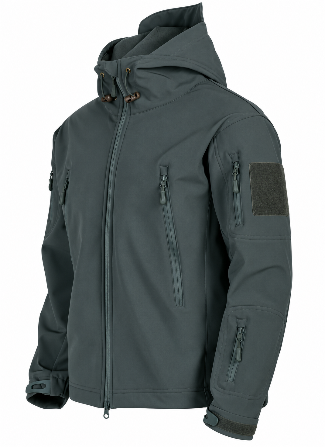 Arno - Slim-Fit-Jacke mit Kapuze