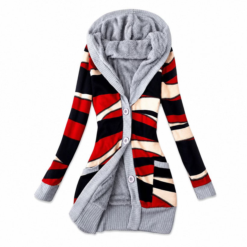 Ines - Thermo-Kapuzen-Cardigan
