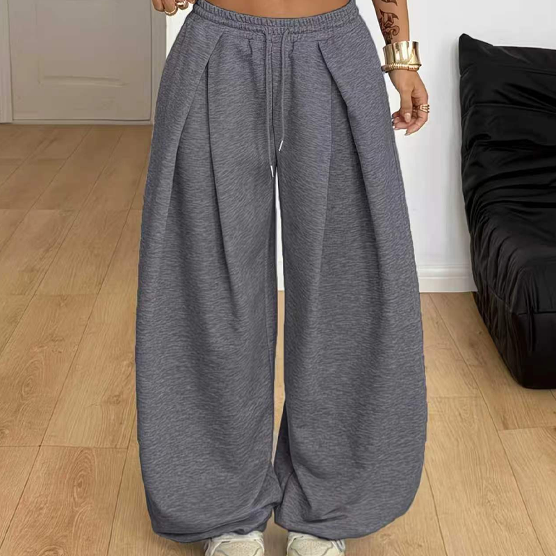 Annis - lässige Wide-Leg-Hose mit Kordelzug