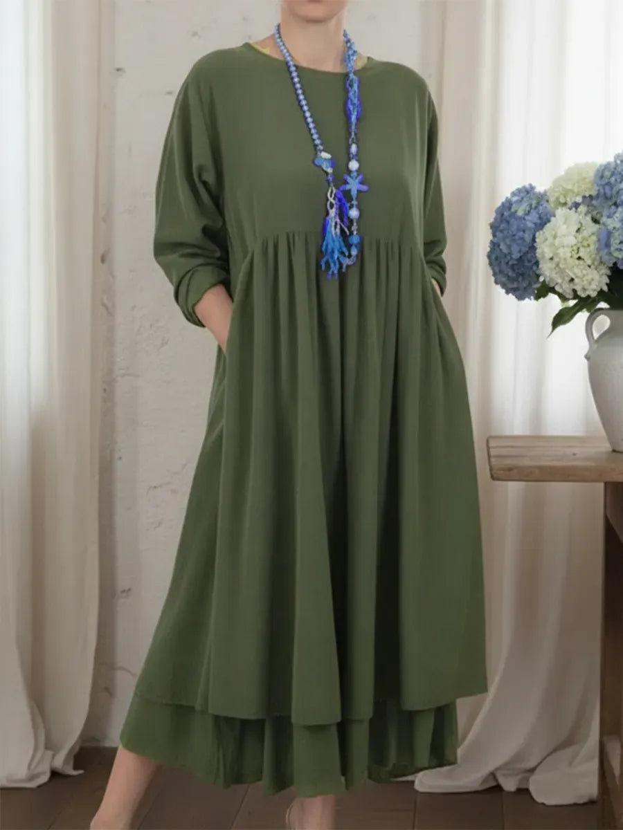 Agatha - A-Linien-Midikleid mit weicher Haptik