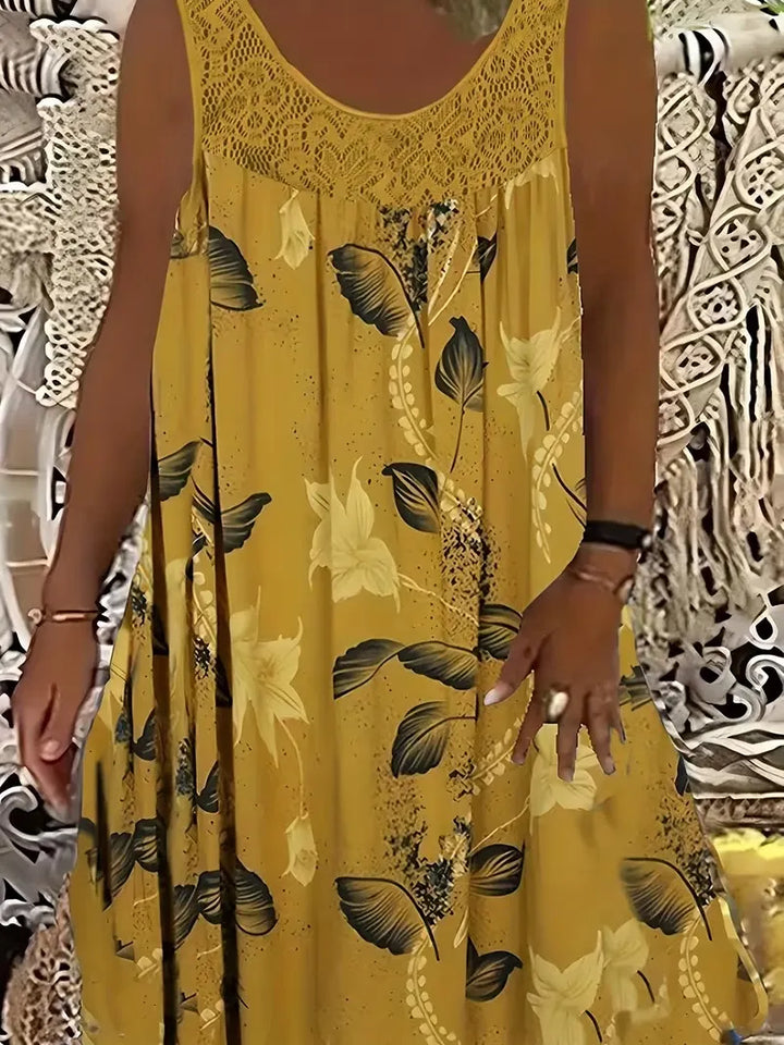 Ariadne - Elegantes Shiftkleid mit Blumenprint