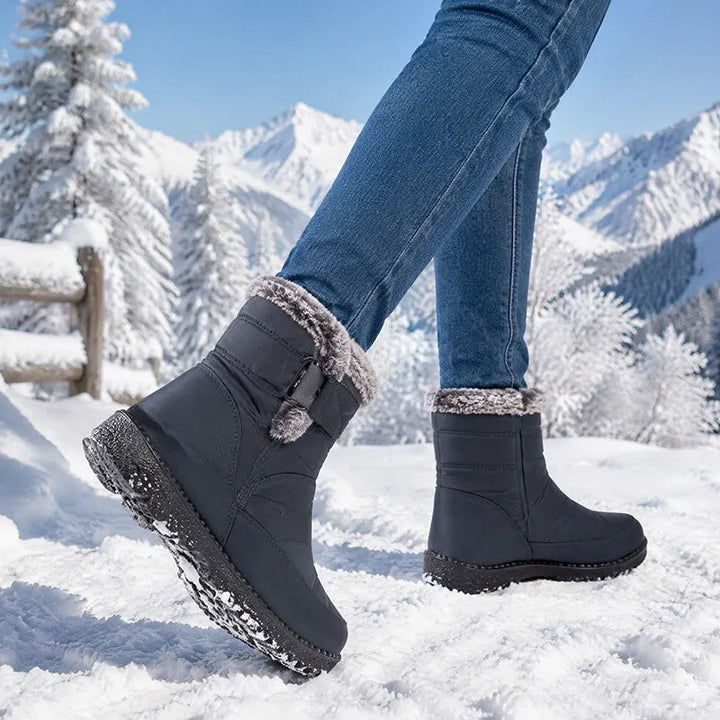 Adina - Winterstiefeletten mit Plüschbesatz