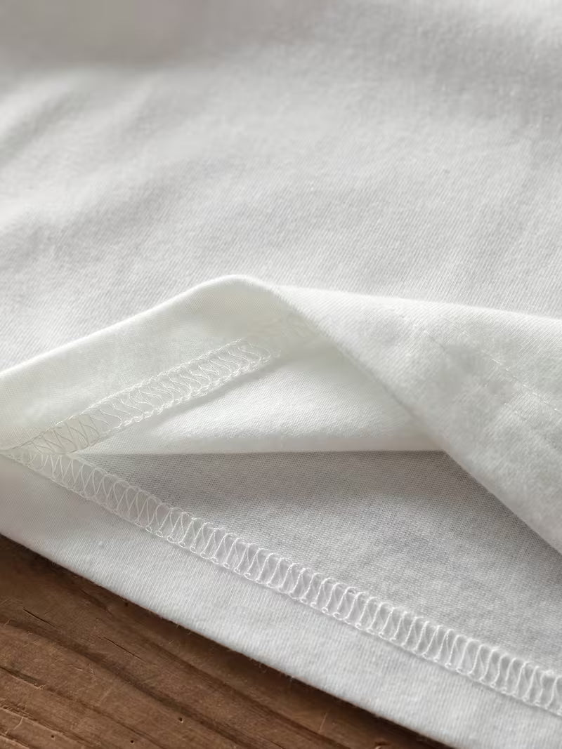 Sarai - Grafik-T-Shirt mit Kaffeekreuz-Print