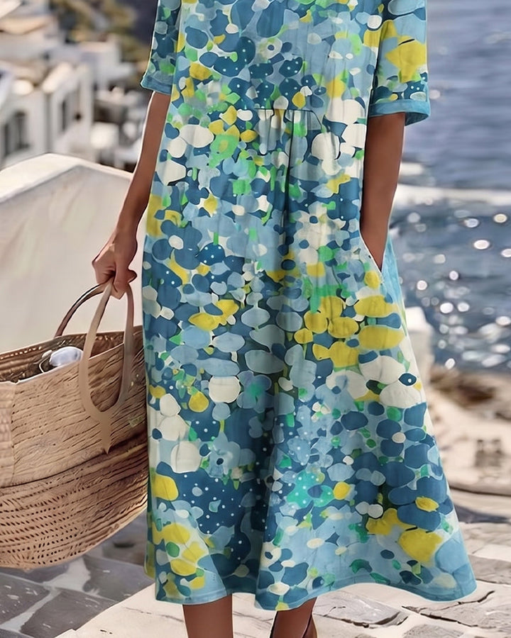 Adria - Midikleid in A-Linie mit weichem Griff