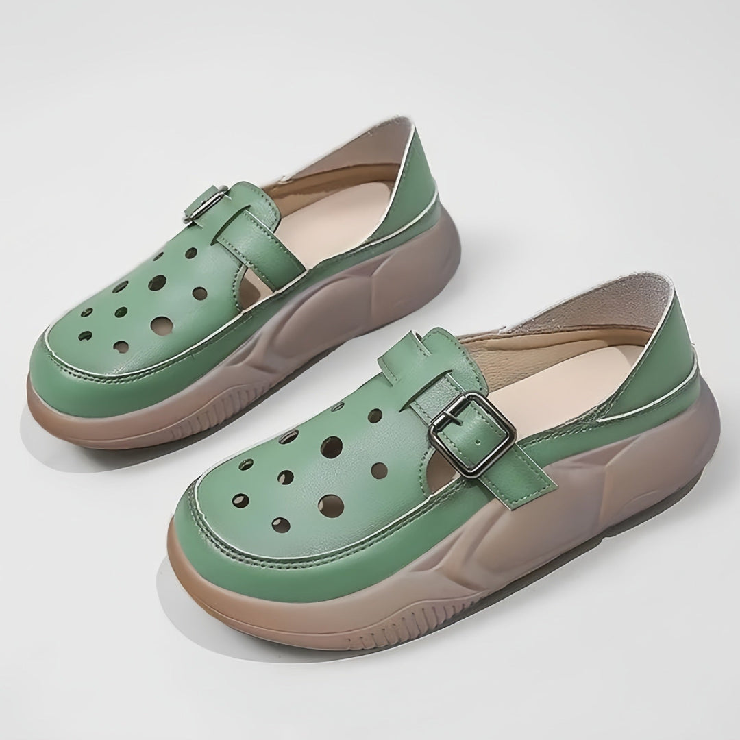 Nayeli - bequeme Halbschuhe mit Schnalle