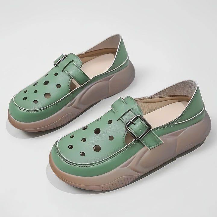 Nayeli - bequeme Halbschuhe mit Schnalle