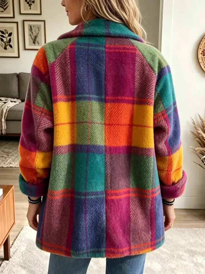 Apollonia - plüschige Oversize-Karojacke