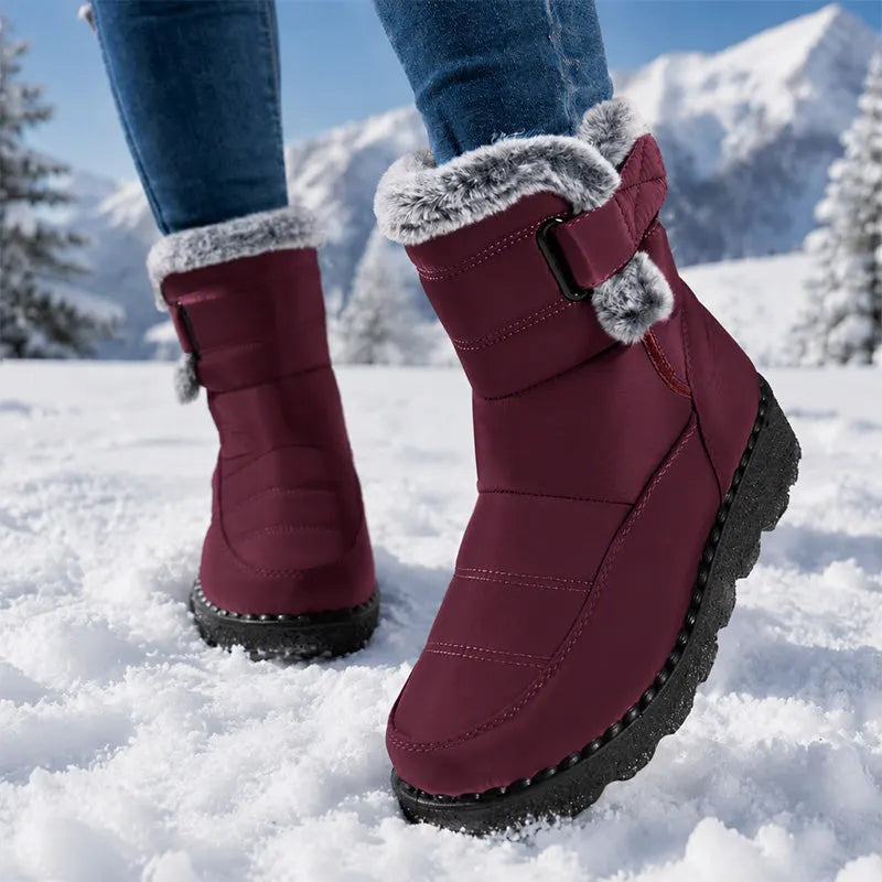Adina - Winterstiefeletten mit Plüschbesatz