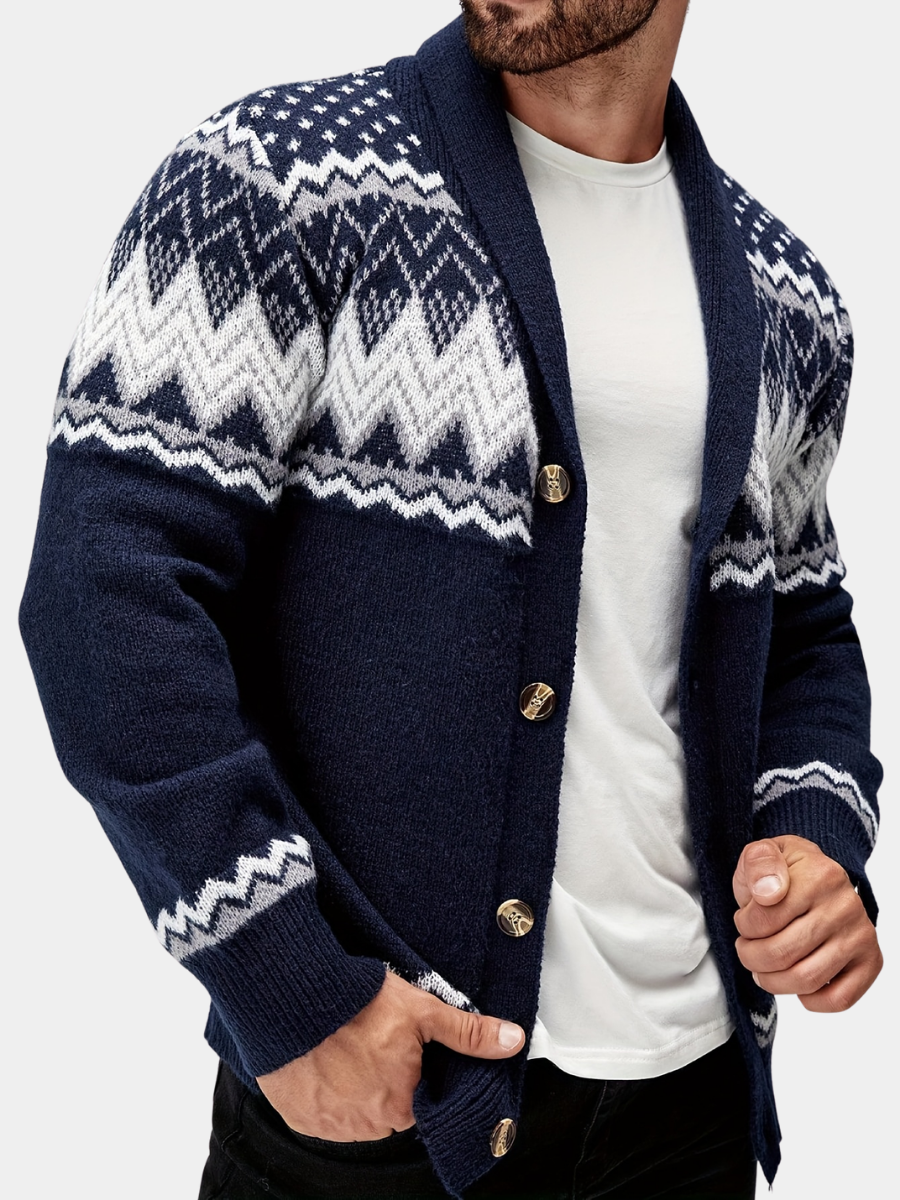 Joren - Strukturierter Strickblazer