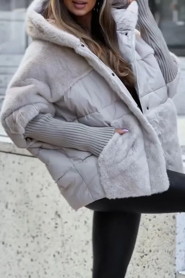 Audra - Wattierte Winterjacke mit Kapuze