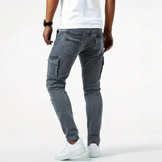 Uriah - Performance-Stretch-Cargo-Jeans