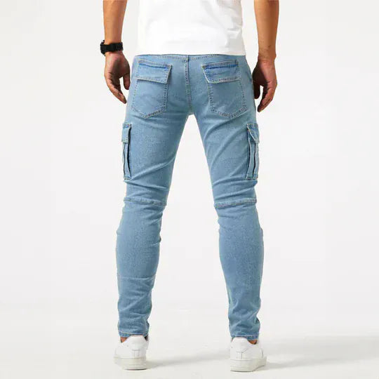Uriah - Performance-Stretch-Cargo-Jeans