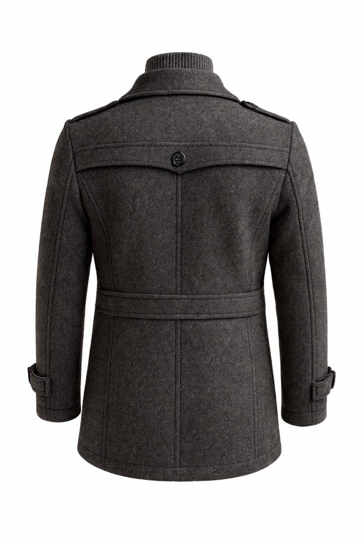 Ivan - Doppelreihiger Longline-Mantel