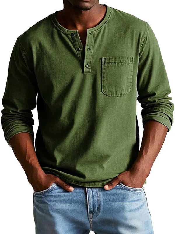 Emmett - Softtouch-Henley-Shirt