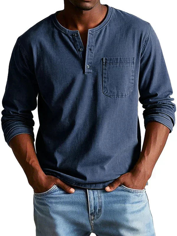 Emmett - Softtouch-Henley-Shirt
