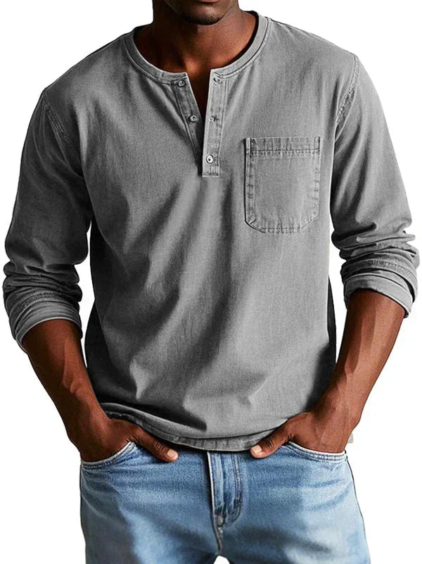 Emmett - Softtouch-Henley-Shirt
