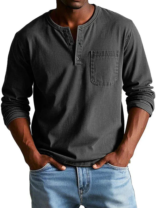 Emmett - Softtouch-Henley-Shirt