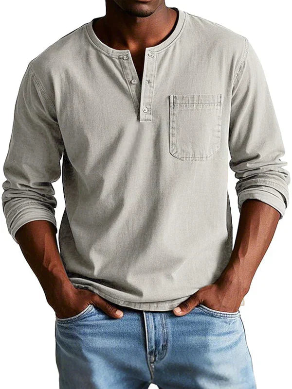 Emmett - Softtouch-Henley-Shirt