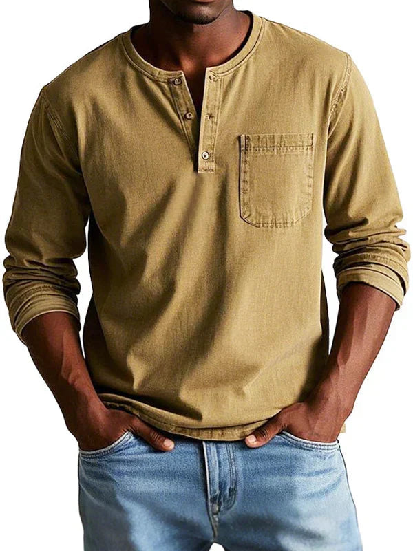 Emmett - Softtouch-Henley-Shirt