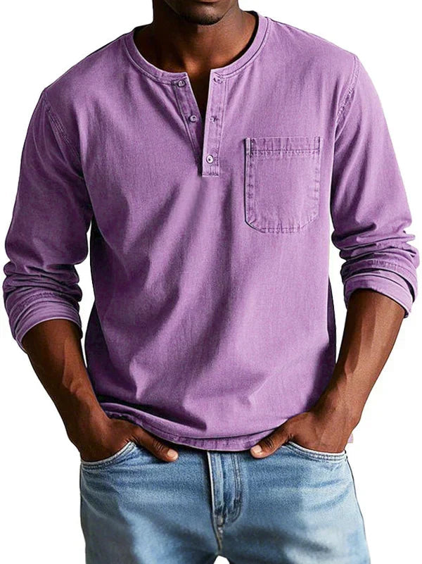 Emmett - Softtouch-Henley-Shirt