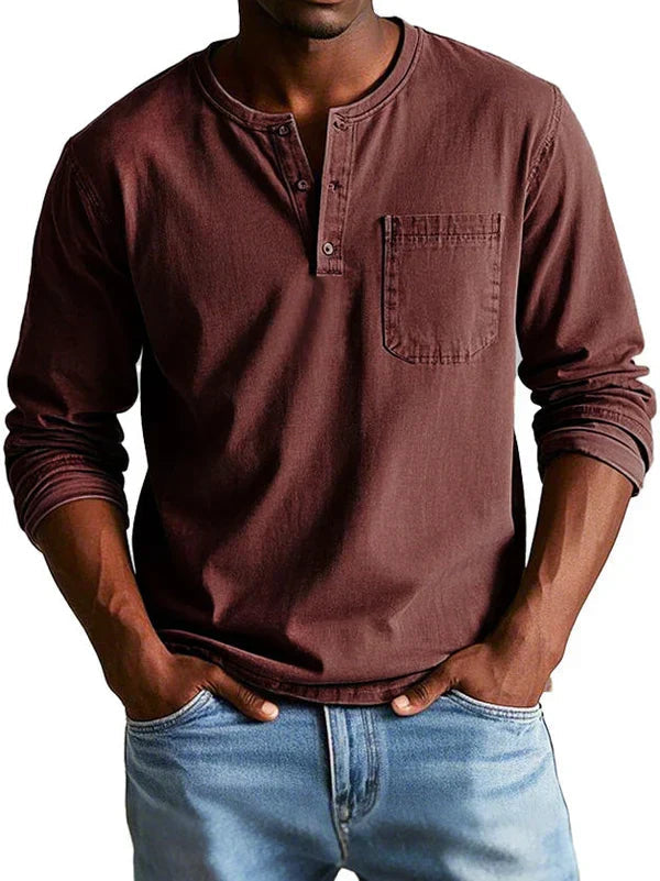 Emmett - Softtouch-Henley-Shirt