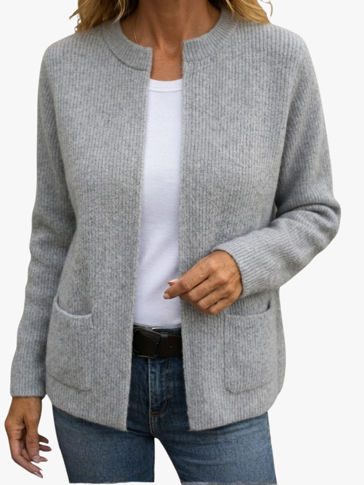 Sylverine - Offener Cardigan mit Vordertaschen