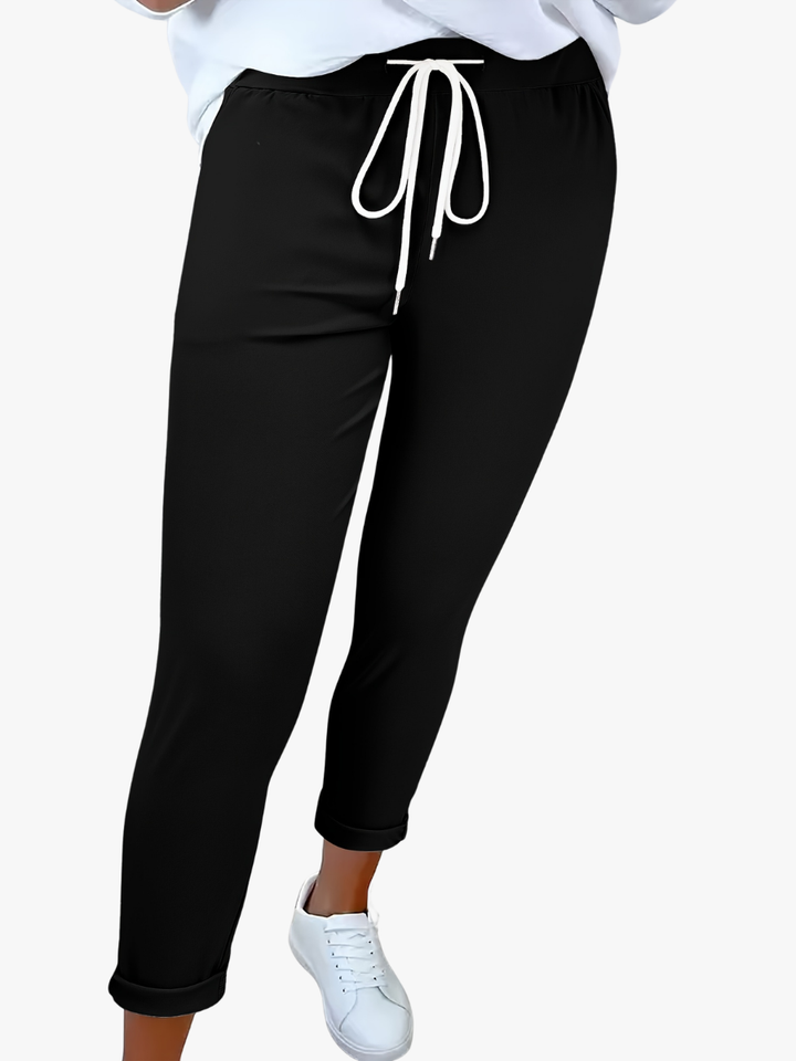 Tansy - Maßgeschneiderte Stretchhose mit Kordelzug