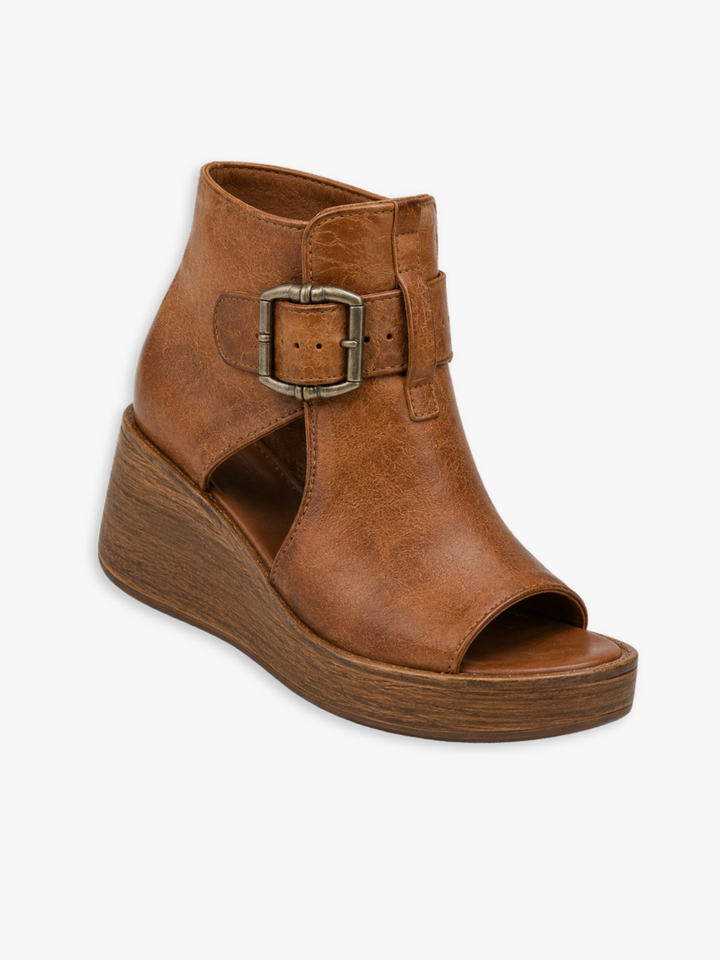 Alarise - gepolsterte Keilsandalen
