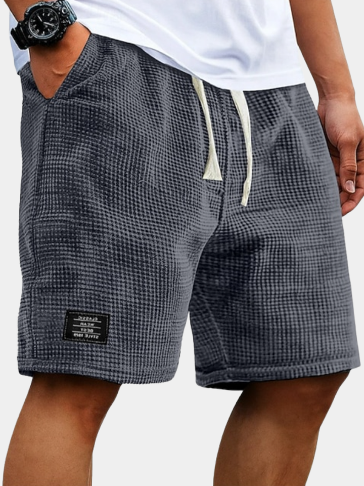 Godwin - Atmungsaktive Waffelstrick-Shorts
