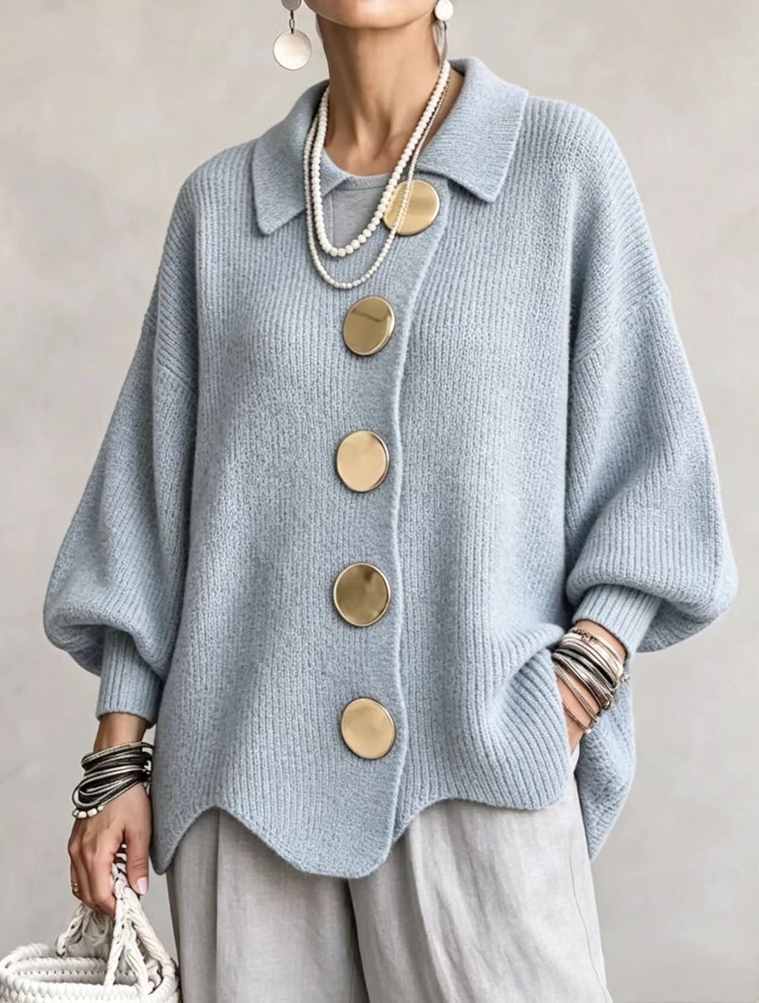 Kaelinae - Schwerer Oversized-Cardigan