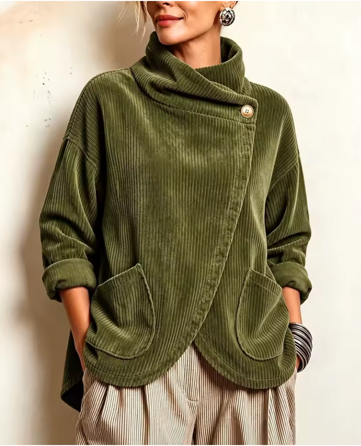 Sioned - Strukturierter Oversize-Strickblazer