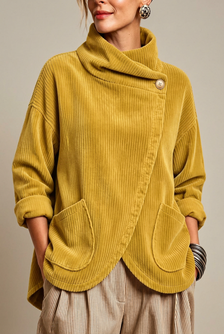 Sioned - Strukturierter Oversize-Strickblazer