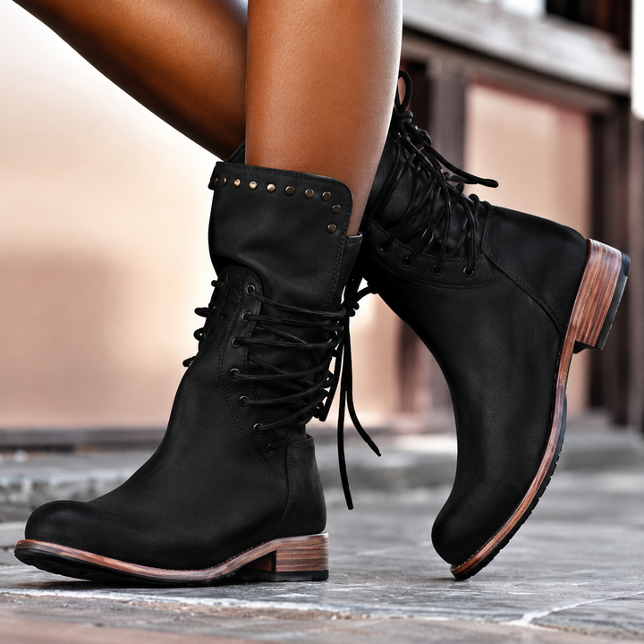 Amelisse - Kuschelige Stiefeletten mit Fleece-Futter