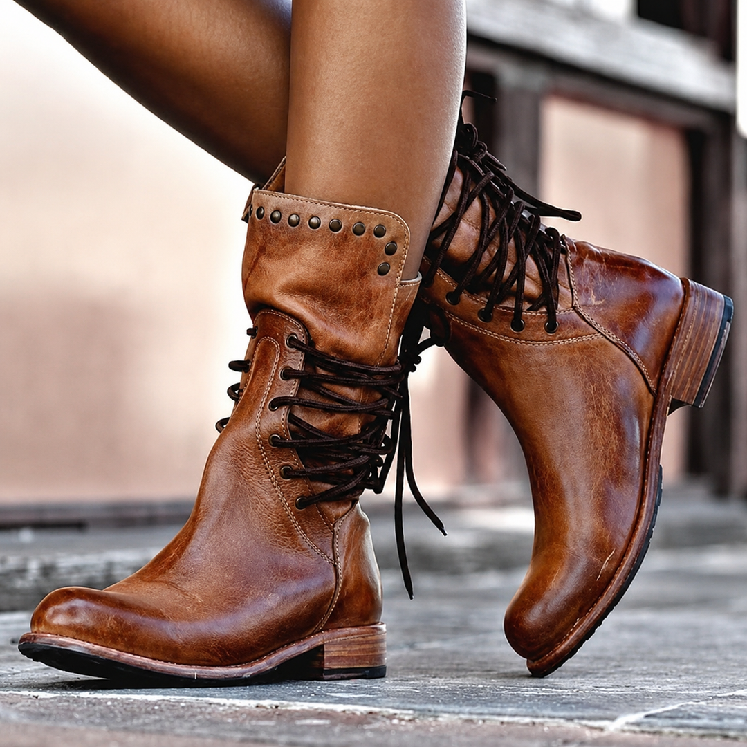 Amelisse - Kuschelige Stiefeletten mit Fleece-Futter