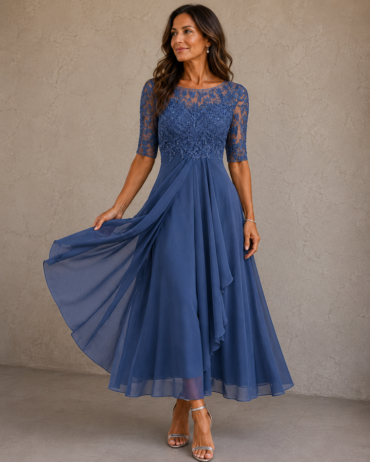 Esteline - Festliches Soft-Touch-Kleid