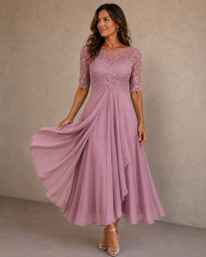 Esteline - Festliches Soft-Touch-Kleid