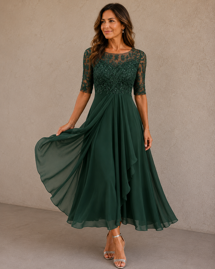 Esteline - Festliches Soft-Touch-Kleid