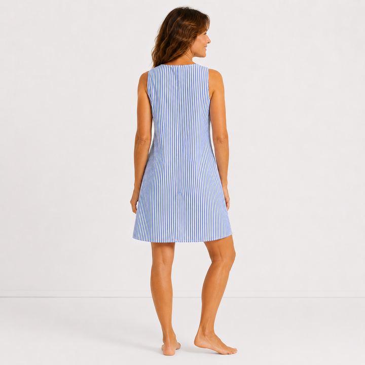 Jolina - Gestreiftes Soft-Touch-Sommerkleid