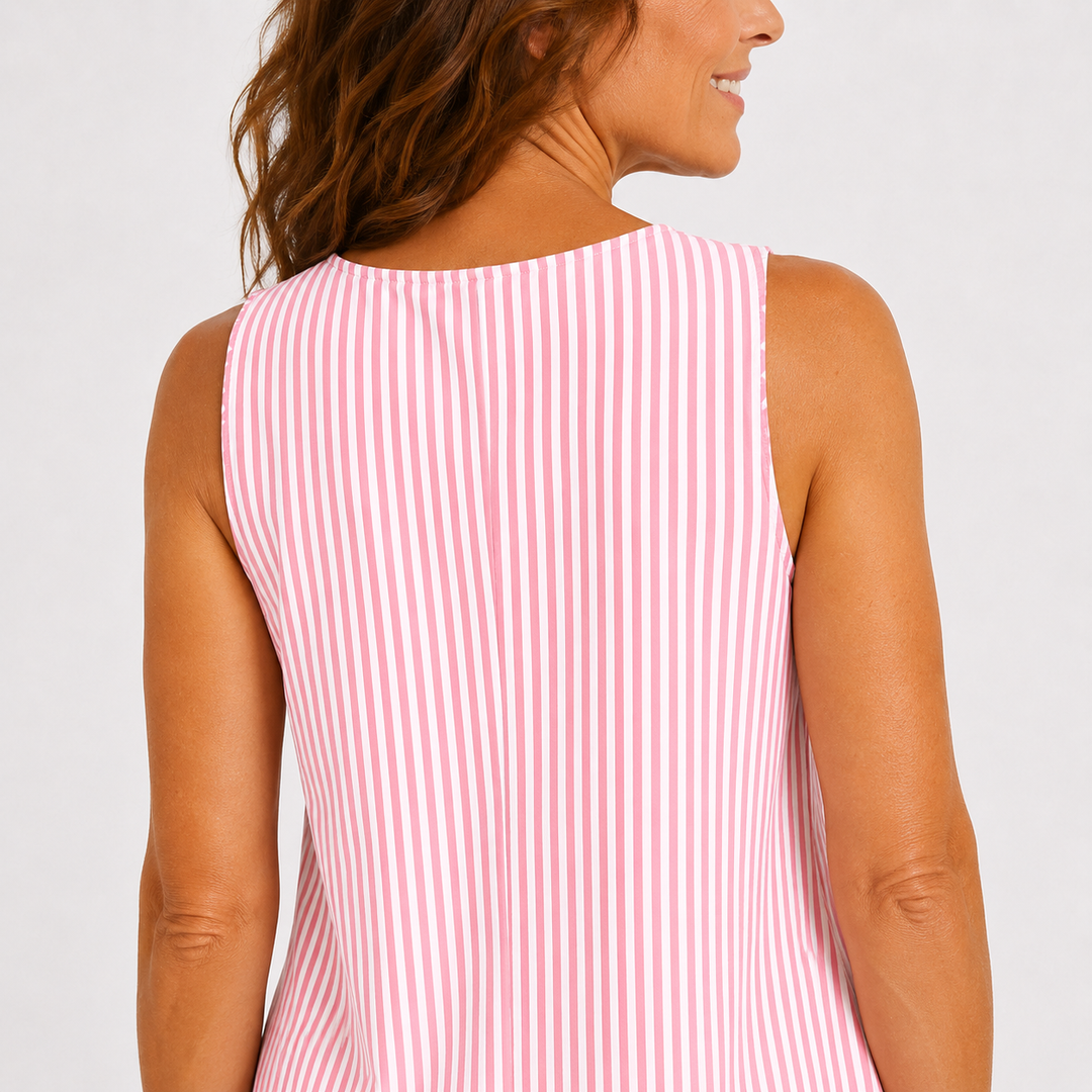Jolina - Gestreiftes Soft-Touch-Sommerkleid