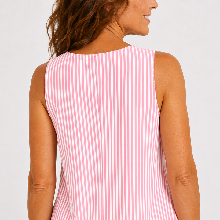 Jolina - Gestreiftes Soft-Touch-Sommerkleid