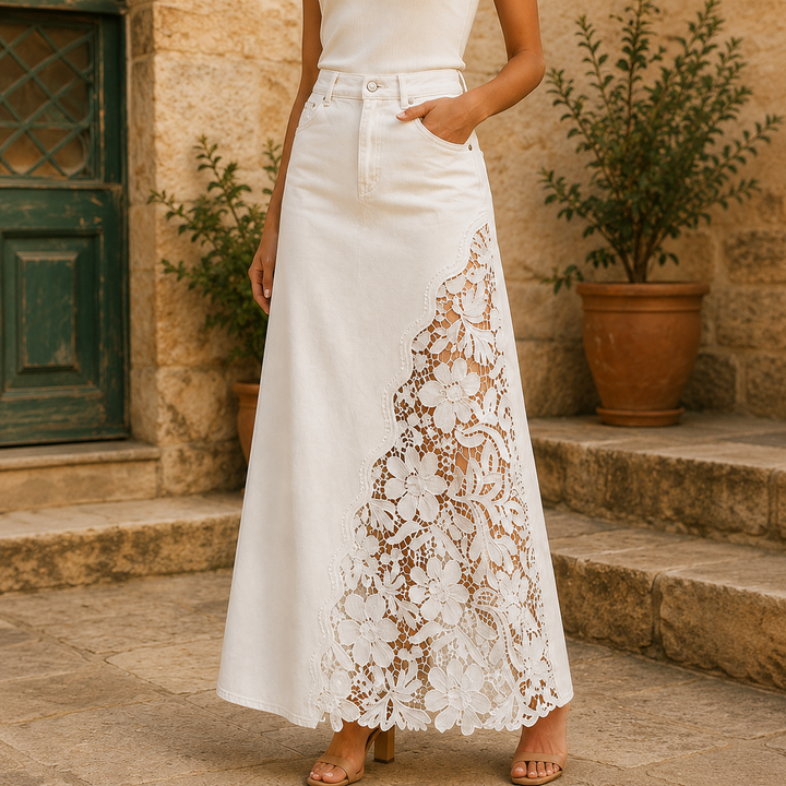 Faelyn - Eleganter High-Waist-Maxirock