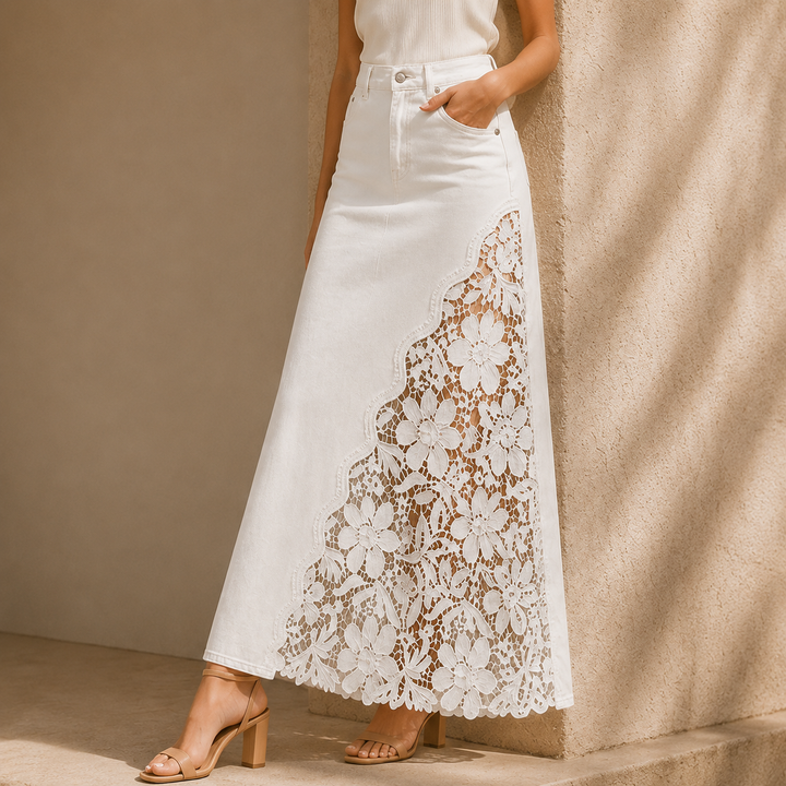 Faelyn - Eleganter High-Waist-Maxirock