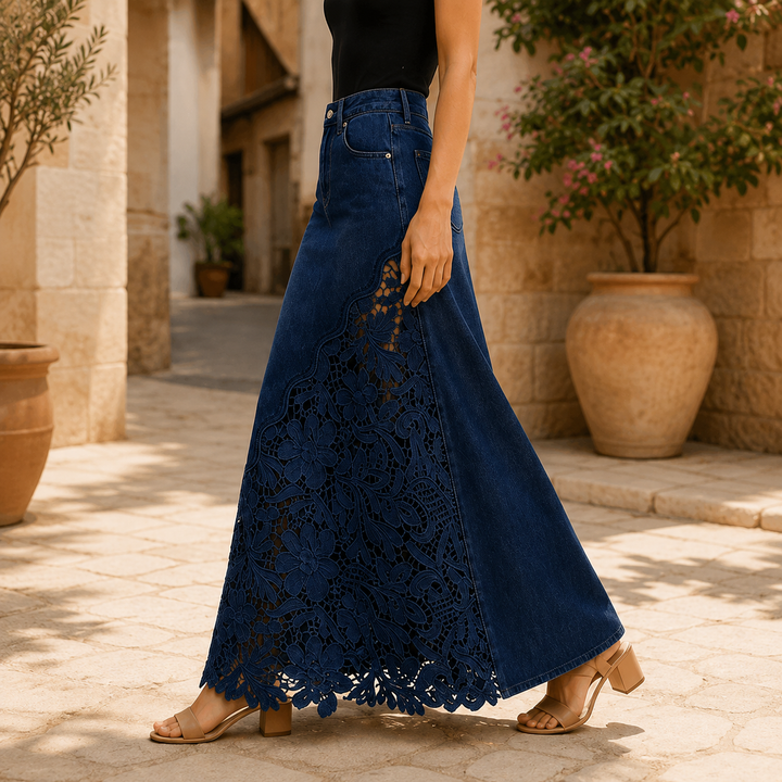 Faelyn - Eleganter High-Waist-Maxirock