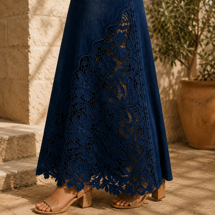 Faelyn - Eleganter High-Waist-Maxirock