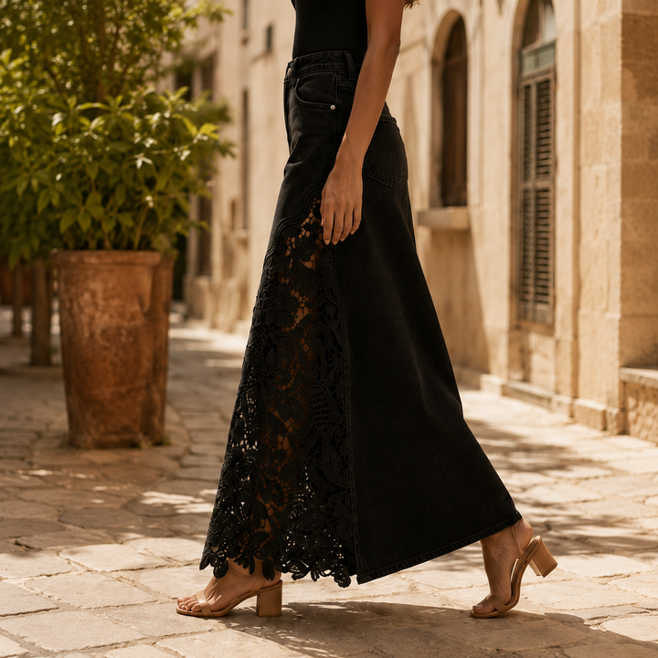 Faelyn - Eleganter High-Waist-Maxirock