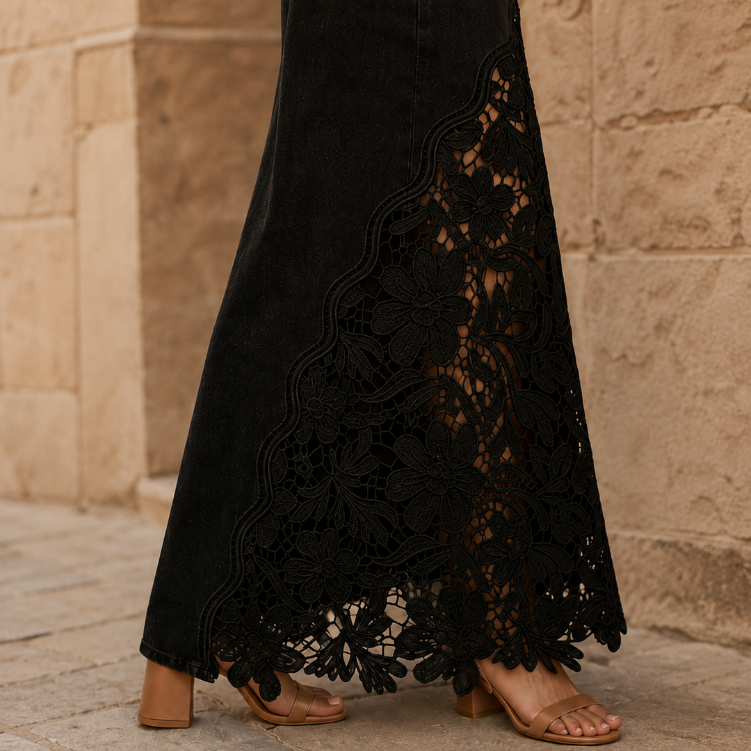 Faelyn - Eleganter High-Waist-Maxirock