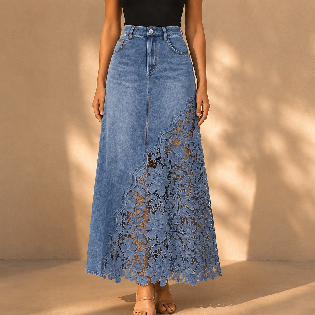 Faelyn - Eleganter High-Waist-Maxirock