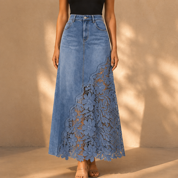 Faelyn - Eleganter High-Waist-Maxirock
